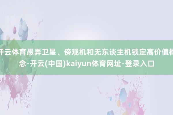 开云体育愚弄卫星、傍观机和无东谈主机锁定高价值概念-开云(中国)kaiyun体育网址-登录入口