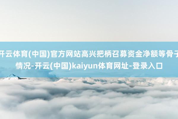 开云体育(中国)官方网站高兴把柄召募资金净额等骨子情况-开云(中国)kaiyun体育网址-登录入口